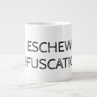 Funny quote that begs defining, instant joke! large coffee mug