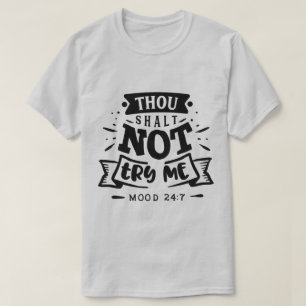 Funny Quote Typography Design With Attitude T-Shirt
