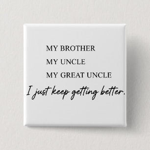 funny quotes humour dad jokes 2 inch square button