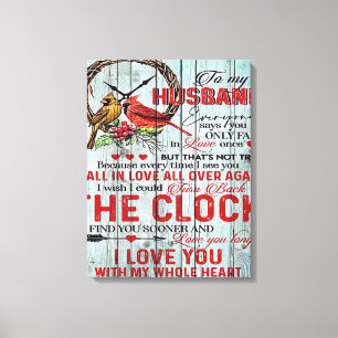 Funny Quotes To Husband Gift For Man Canvas Print