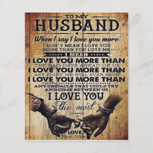 Funny Quotes To Husband   Gift For Your Man Flyer