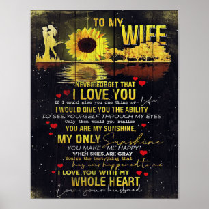 Funny Quotes To Wife   Present For Your Wife   Poster