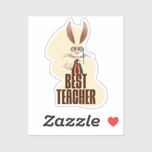 Funny Rabbit Best Teacher