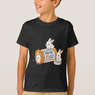 Funny Rabbit Bunny Anti Depressant Zoo Boys Girls T-Shirt