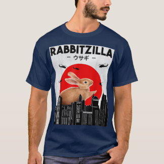 Funny Rabbit T, Bunny Rabbit T , Rabbitzilla 576 T-Shirt