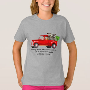 Funny Raccoon Animal Christmas Shirt 