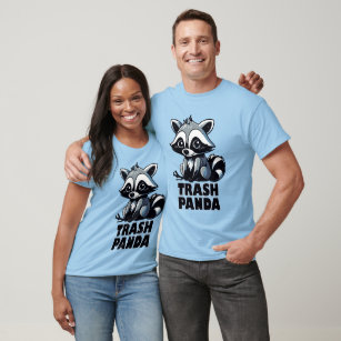 Funny Raccoon Animals Trash Panda Jokes Gifts  T-Shirt
