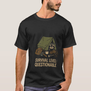 Funny Raccoon Camping Humour Gift T-Shirt