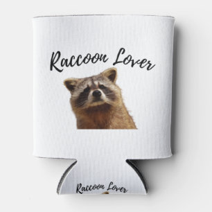 Funny Raccoon Can Cooler