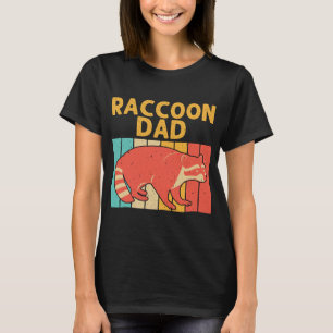 Funny Raccoon Design For Dad Grandpa Men Raccoon L T-Shirt