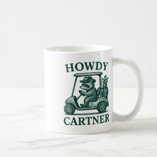 Funny Raccoon Golf For Men And Women Golfer Golfin Coffee Mug