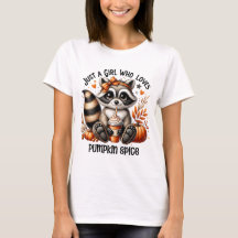 Funny Raccoon Pumpkin Spice Fall