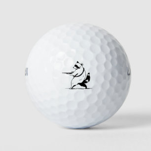 Funny Raccoon Shooter Golf Balls