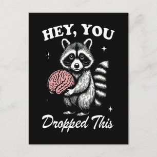Funny Raccoon T-Shirt for Animal Lover Gift Holiday Postcard