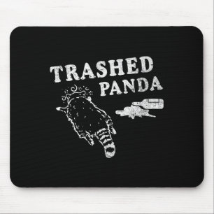 Funny Raccoon,trashed Panda For Him Men, Women Mouse Pad