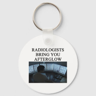 funny radiology joke keychain