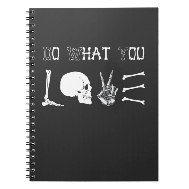 Funny Radiology Xray Skeleton Rad Tech Radiologist Notebook (Front)