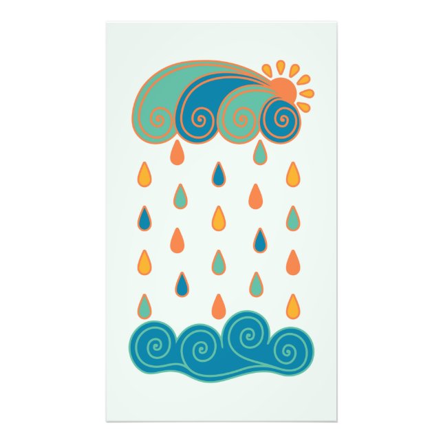 Funny rain photo print (Front)