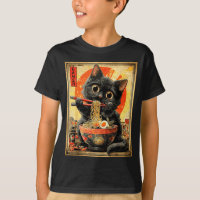 Funny Ramen Cat Noodle Lovers Anime Otaku 