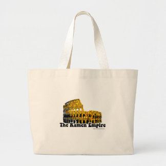 Funny Ramen Empire Travel Parody Art Large Tote Bag