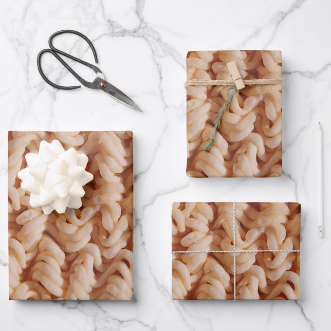 Funny Ramen Noodles Photo Wrapping Paper Sheet (Front)