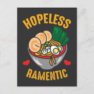 Funny Ramen Noodles Pun Romantic Lover Postcard