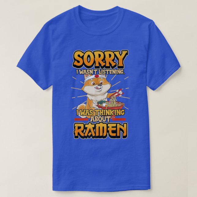 Funny Ramen, Ramen Lover, Thinking About Ramen 86 T-Shirt (Design Front)