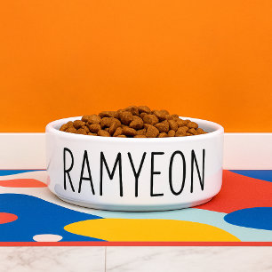 Funny Ramyeon Dog Bowl