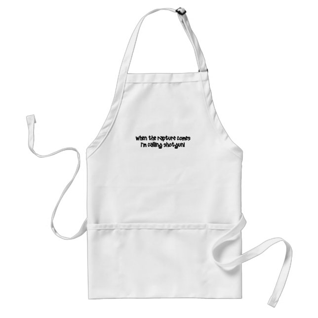 Funny rapture standard apron (Front)