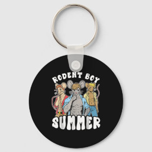 Funny Rat Lover Quote Rodent Boy Summer Cool Vacat Keychain