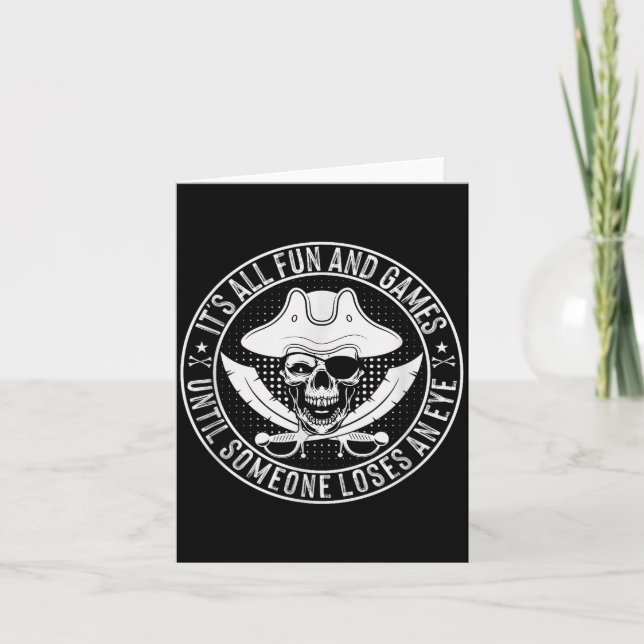 Funny Rate Quote Skull Crossbones Halloween Rates  Card (Front)