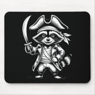 Funny Rate Raccoon Mouse Pad