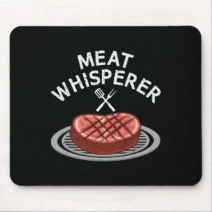Funny Rbecue Meat Art For Men Women Rbeque Bbq Lov Mouse Pad