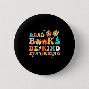 Funny reader book quote design for reading lover 2 inch round button