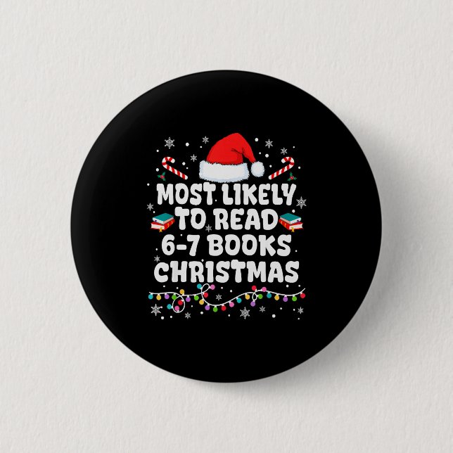 Funny Reading 67 Six Seven Meme Englieacher Book L 2 Inch Round Button (Front)