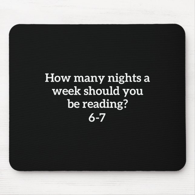 Funny Reading 67 Six Seven Meme Englieacher Book L Mouse Pad (Front)