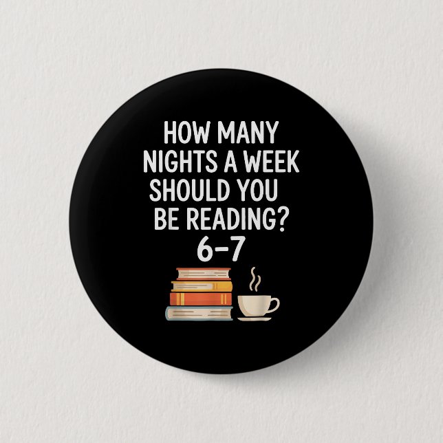 Funny Reading 6 7 Six Seven Meme Englieacher Book  2 Inch Round Button (Front)