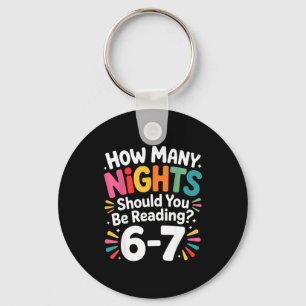 Funny Reading 6 7 Six Seven Meme Englieacher Book  Keychain