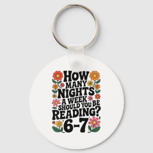 Funny Reading 6 7 Six Seven Meme Englieacher Book Keychain