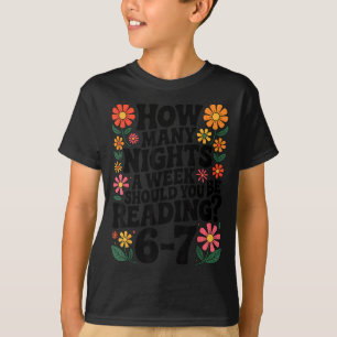 Funny Reading 6 7 Six Seven Meme Englieacher Book  T-Shirt