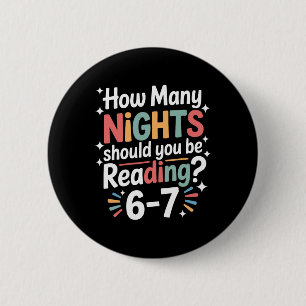 Funny Reading 6 7 Six Seven Meme English Teacher B 2 Inch Round Button