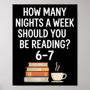 Funny Reading 6 7 Six Seven Meme English Teacher B Poster
