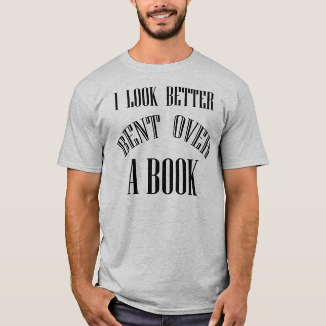 Funny Reading, Book Lover, Book Worm T-Shirt (Front)
