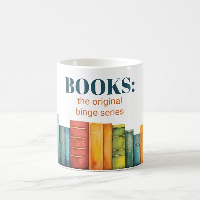 Funny Reading Book Lover Coffee Mug (Center)