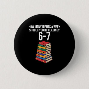 Funny Reading Book Teacher 67 Six Seven Meme  2 Inch Round Button