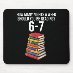 Funny Reading Book Teacher 67 Six Seven Meme  Mouse Pad