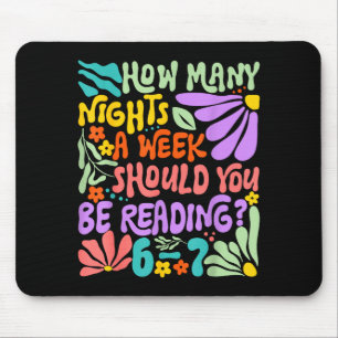 Funny Reading Six Seven Meme Book Lover 67 Teacher Mouse Pad