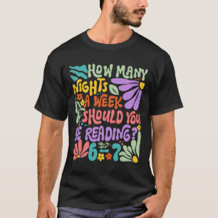 Funny Reading Six Seven Meme Book Lover 67 Teacher T-Shirt