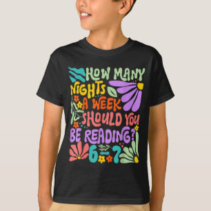 Funny Reading Six Seven Meme Book Lover 67 Teacher T-Shirt