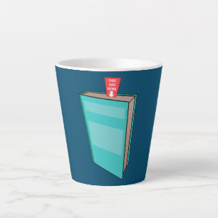 Funny Reading Teacher Bookworm Bookstore Book Latte Mug